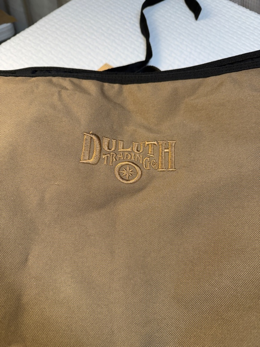 Duluth Trading Co Tan Canvas Dog Car Seat Protector